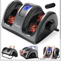 TISSCARE Shiatsu Foot Massager with Heat, FSA Eligible HSA Foot Massager for Plantar Fasciitis, Neuropathy, Circulation and Pain Relief, Massage Feet 