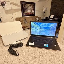 HP Laptop Plus HP Tango Air Printer