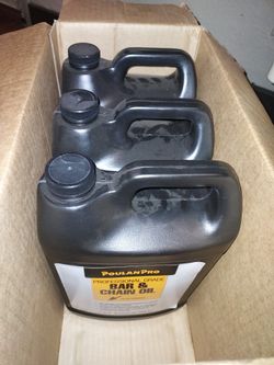 BRAND NEW 1 GAL. Poulan PREMIUM CHAIN & BAR OIL  FOR CHAINSAWS (BUY IN BULK SAVE MORE $$) 