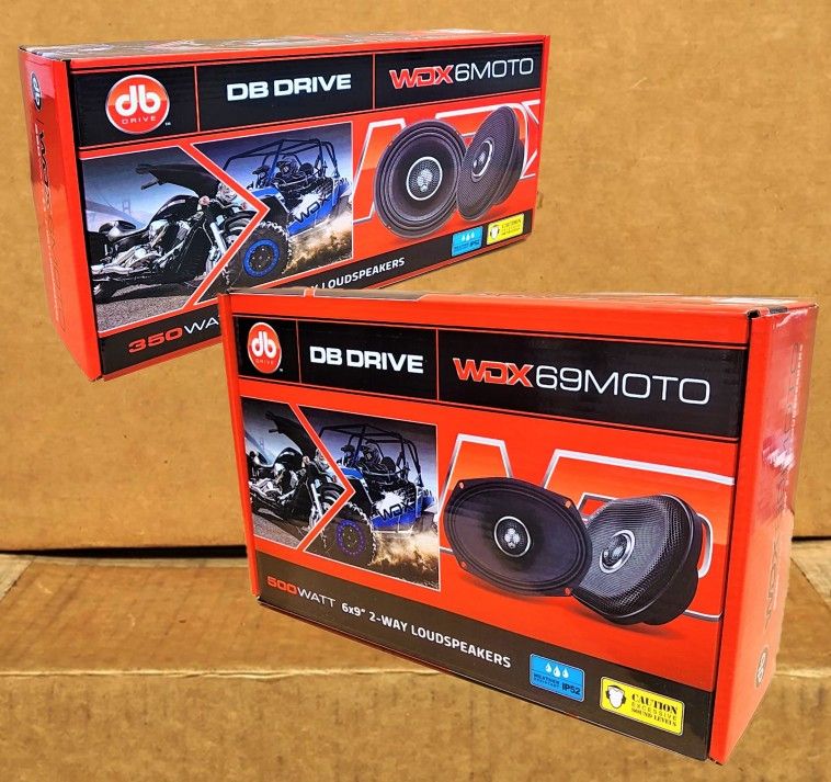 DB Drive WDX Series Water Resistant Speakers 6 1/2 & 6x9 Coaxial Speaker 1000 Watts Package 🚨 Payment Options Available 🚨 No Credit Needed 🚨