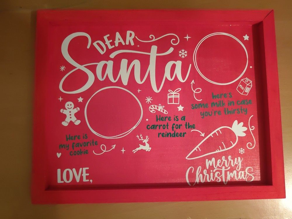 Cookies For Santa Tray