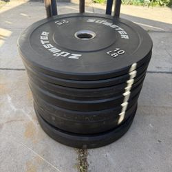 Bumper Plates Olympic Size 200 Lbs 