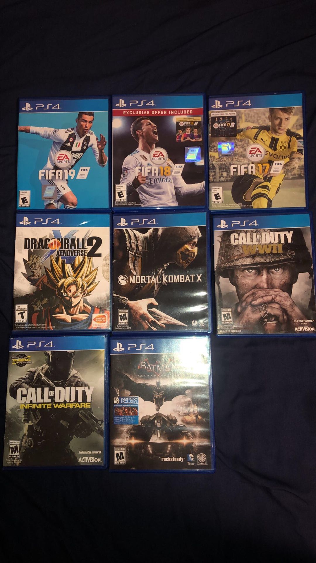 PS4 Video games
