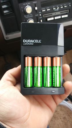 Duracell rechargeable with charger