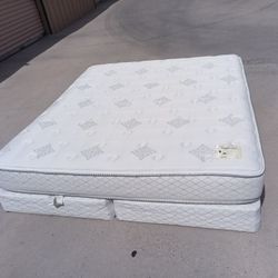 Serta King Perfect Sleeper Mattress And Box Spring 