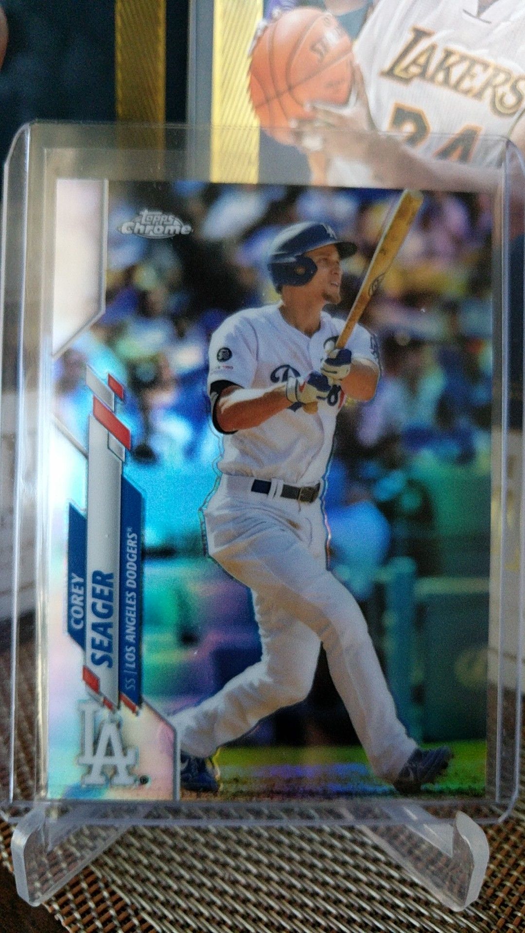 Dodgers Corey Seagers refractor card