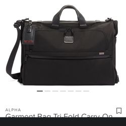 TUMI TRI-fold Garment Bag Travel Black