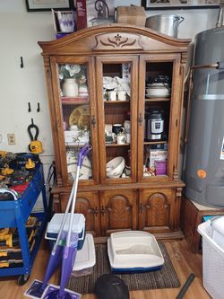 HOUSE SALE. Mid Century China Cabinet 