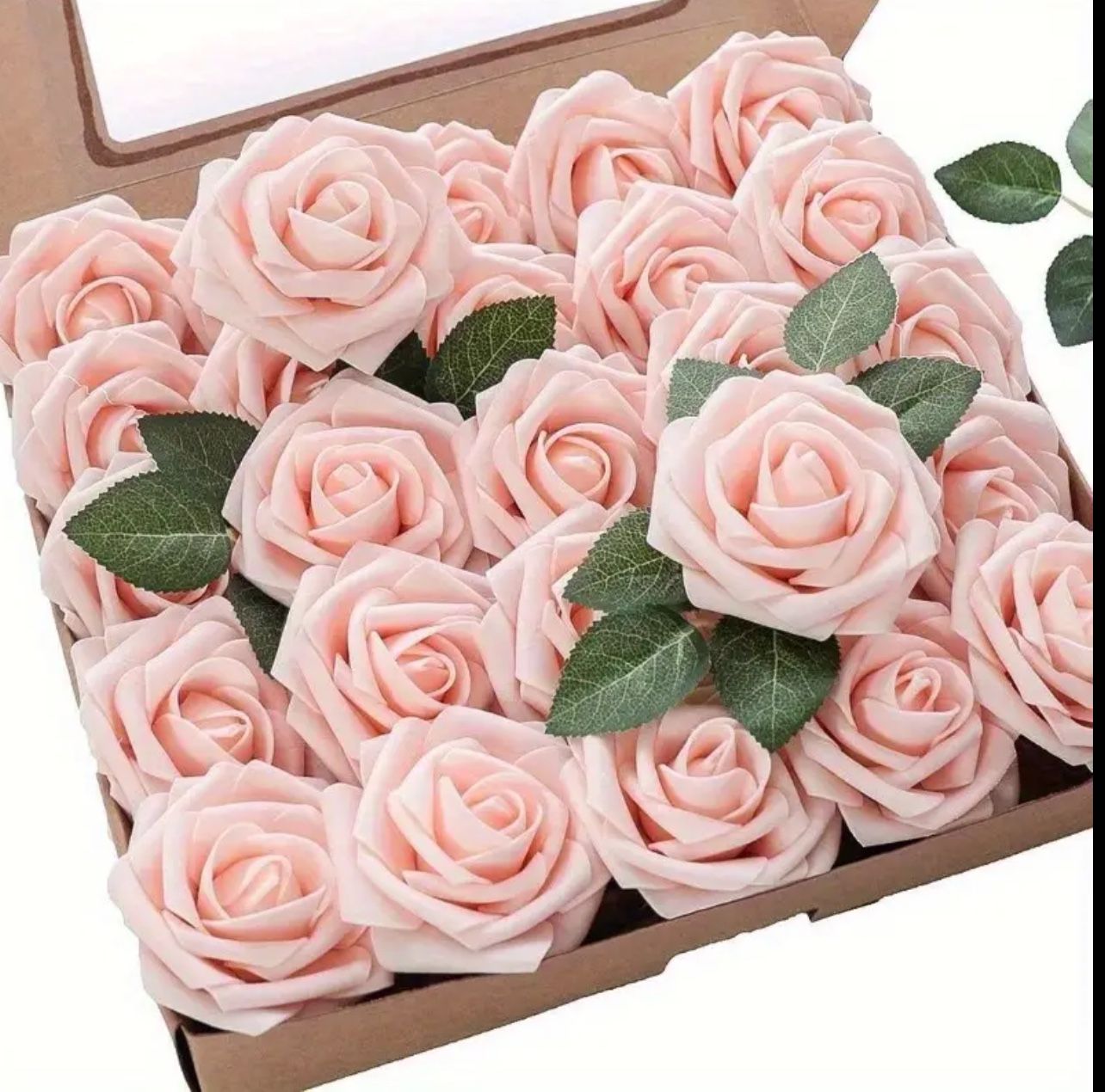 Box Of Pink Artificial Flowers, Roses, For DIY Centerpieces, Flower Arrangements, Birthday Decor, Baby Shower Decor