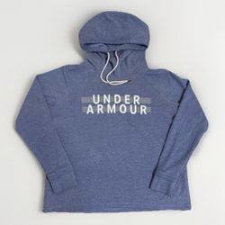 Girls UA Athletic Blue Active  Cotton Classic Hoodie Size Large