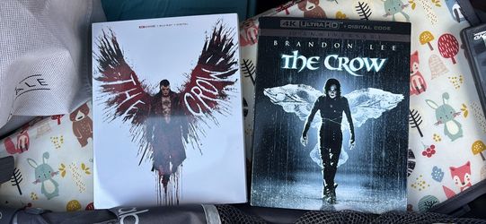 The crow steel book and the original crow 30th anniversary Blu-ray