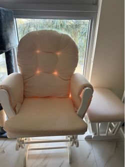 Rocking Chair with Foot Rest