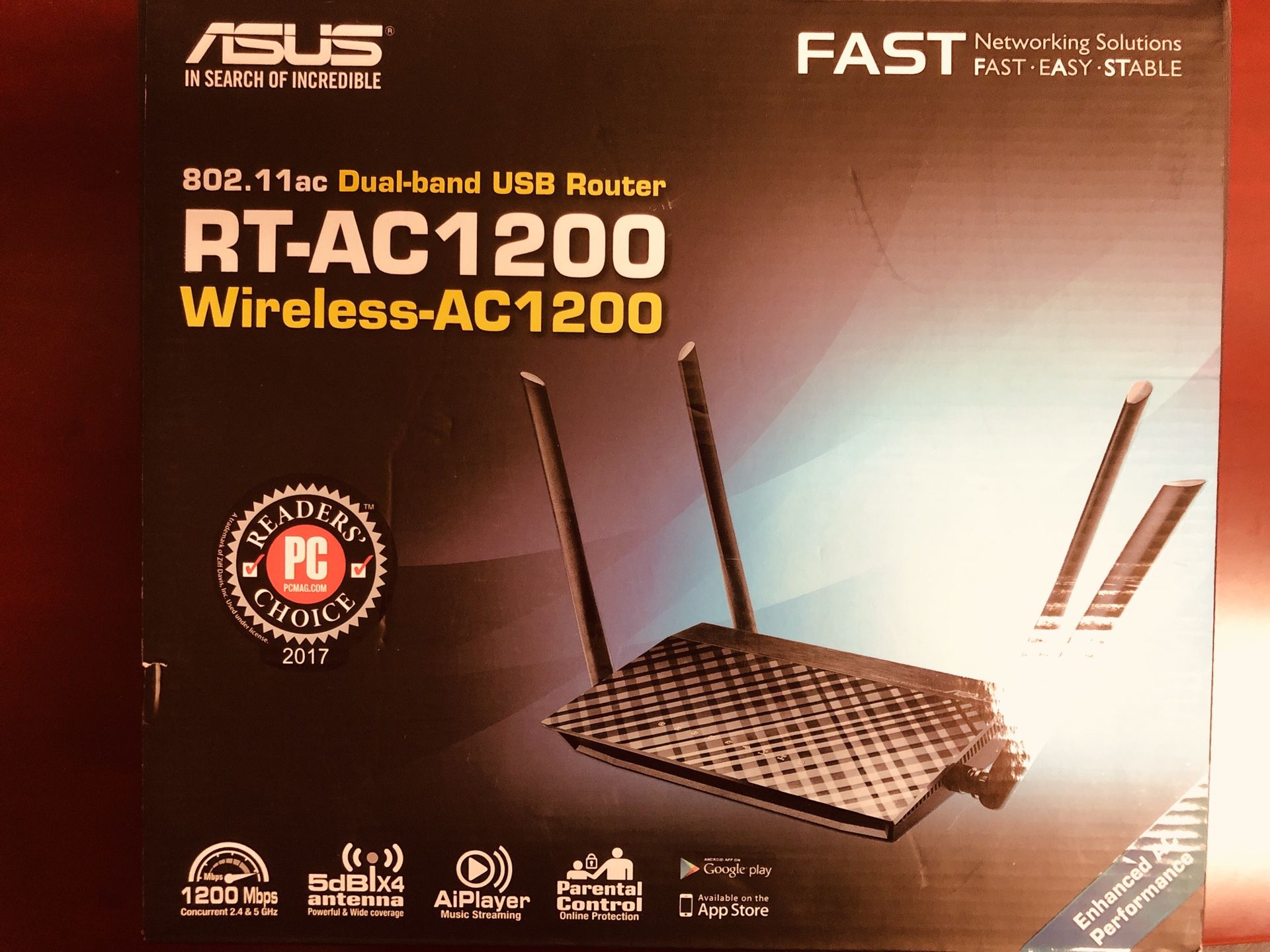 ASUS RT-AC1200 5G 1200M Router