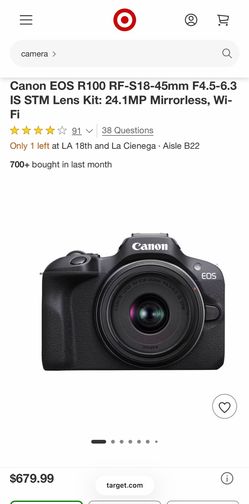 Canon EOS R100 Camera