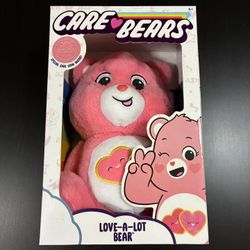 14” Care Bears Love-A-Lot Bear w/ Special Collectible Coin NIB (2021)