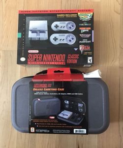 Snes Classic W/ Case