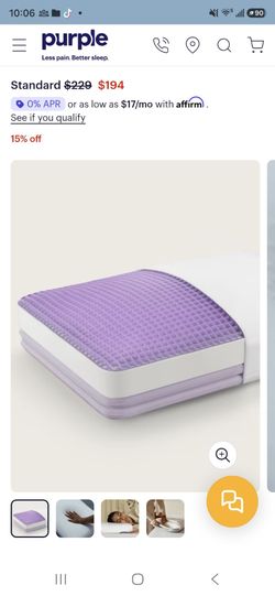 Purple dream layer pillow