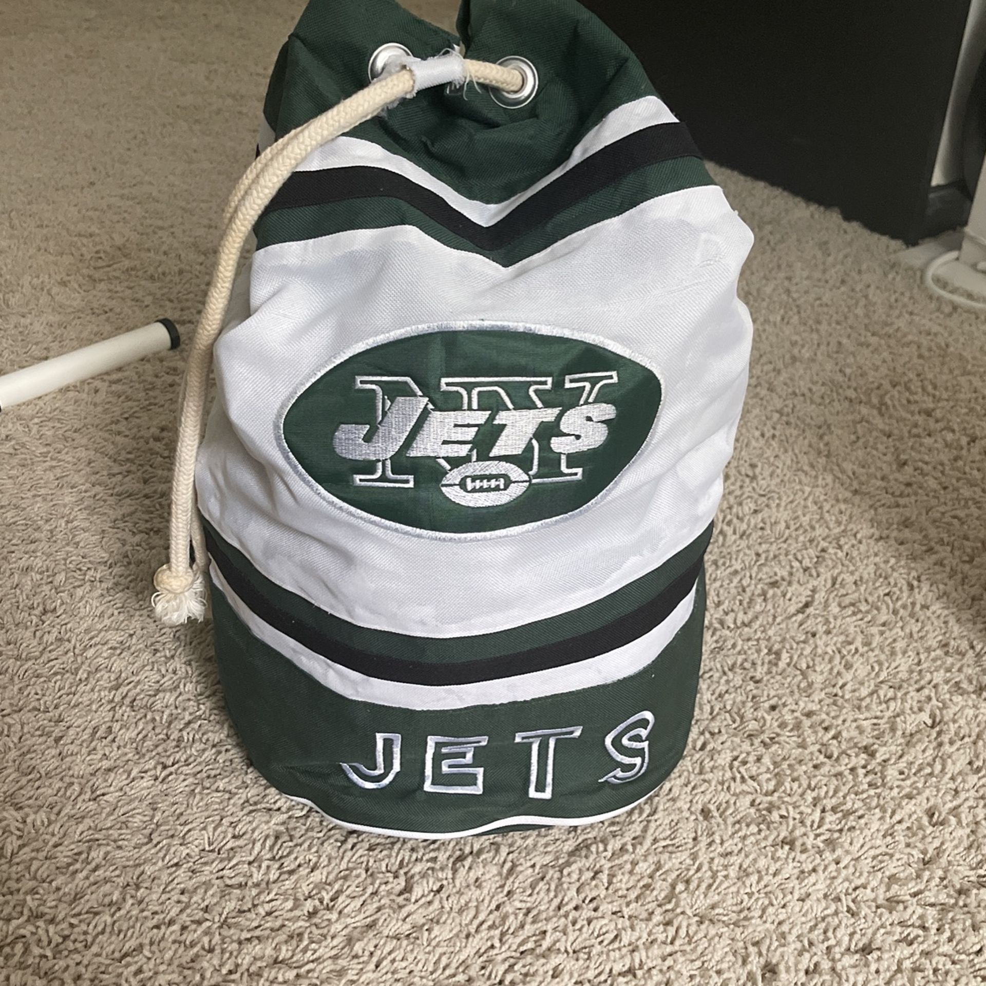 JETS bag/backpack/draw string