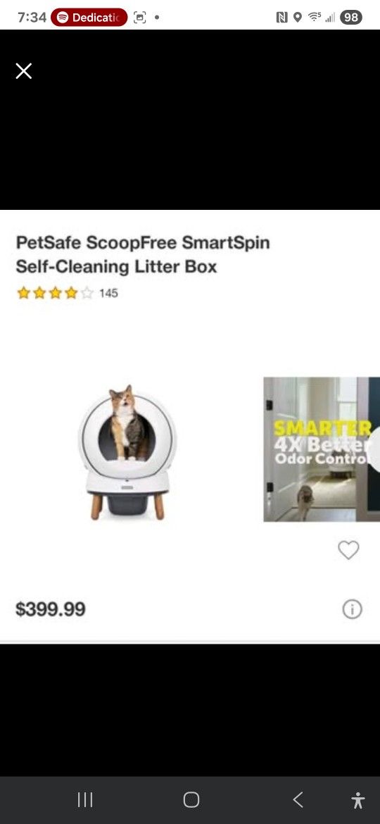 Brand New Self-Cleaning Cat Litter Box – Never Opened!