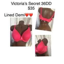 New Bra Victoria Secret 36dd Lined Demi ❤️❤️❤️firm Price