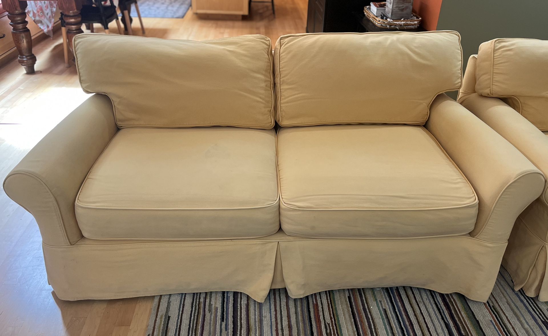 Matching Crate And Barrel Loveseats