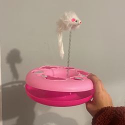 pink cat toy 