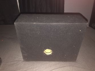 Subwoofer box