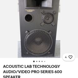 Acoustic Lab Technology Audio/Video Monitor Pro Series 600