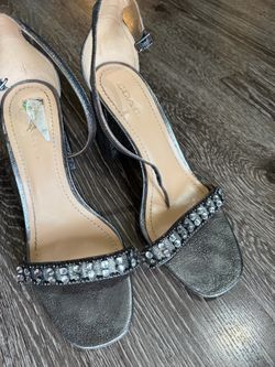 Coach Metallic Leather Heels – Size 10