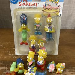 Vtg. Simpsons Birthday Candles 1990