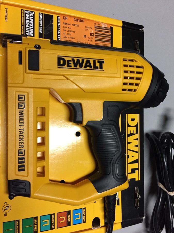 Dewalt multi outlet tacker electric