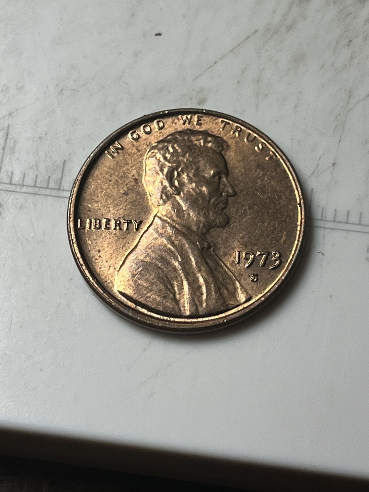  1973 S Penny D 