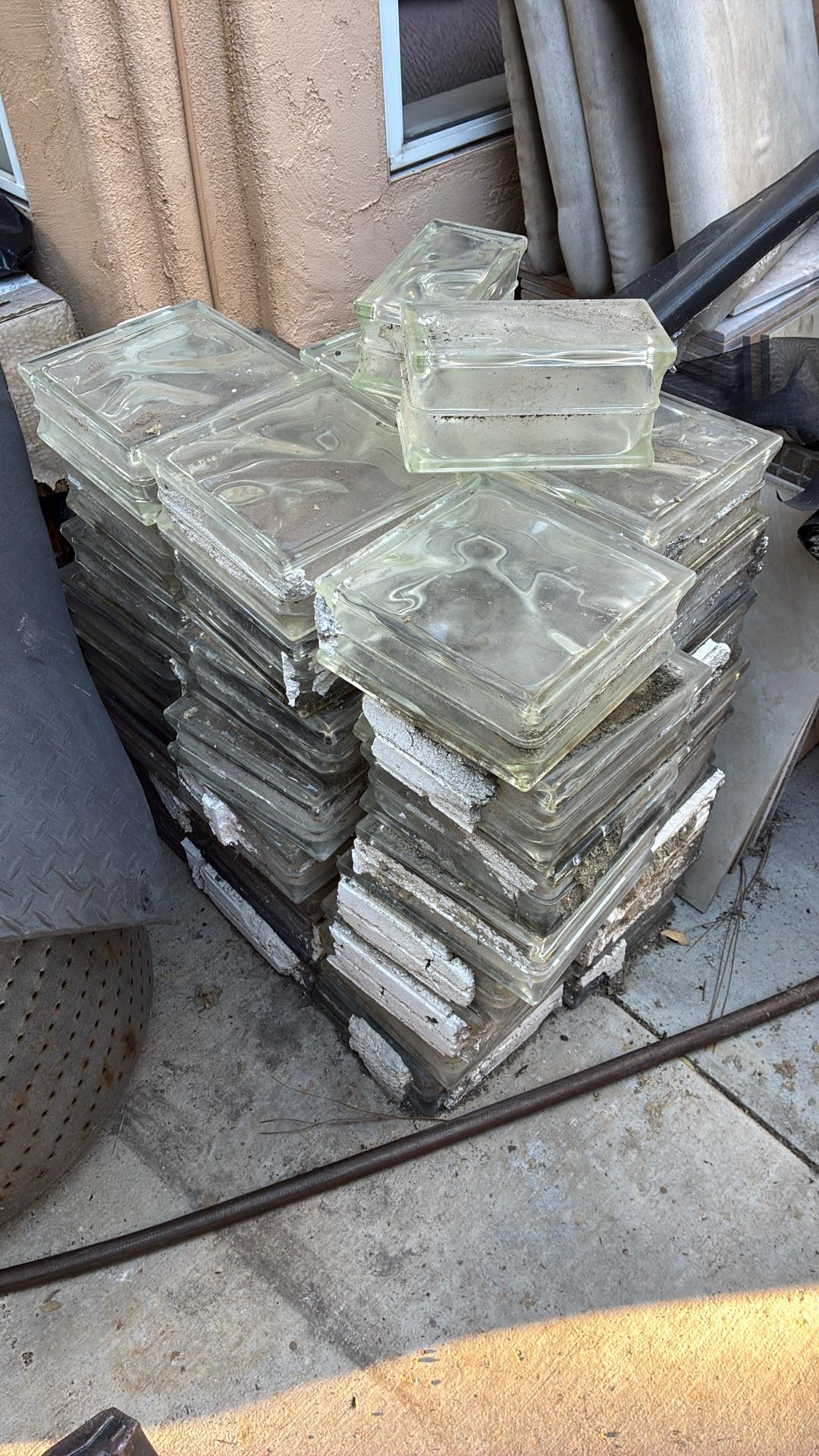 Glass Blocks 48 Total