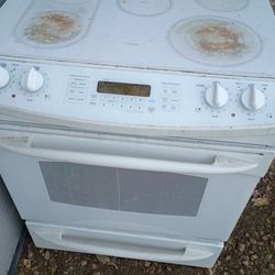 GE profile flat top Range/estufa