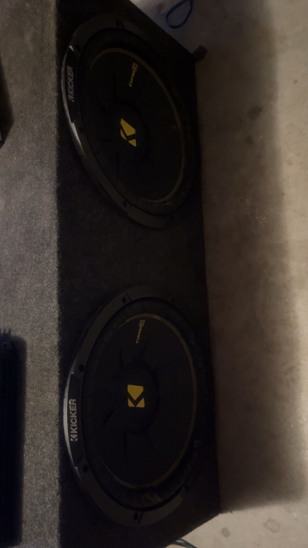 2 12 with box an amp