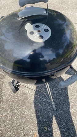 Weber charcoal grill.