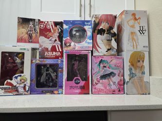 Huge Lot of anime girl figures!