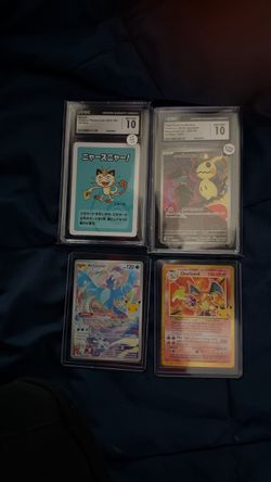 CGC slabs and charizard