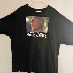 Tupac Poetic Justice T-shirt - Adult Men’s 3X
