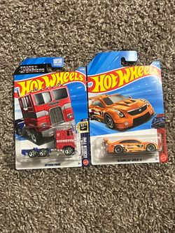 Hot Wheels Optimus Prime & Cadillac Ats-V