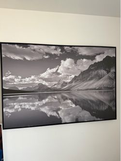 Mountain with lake picture