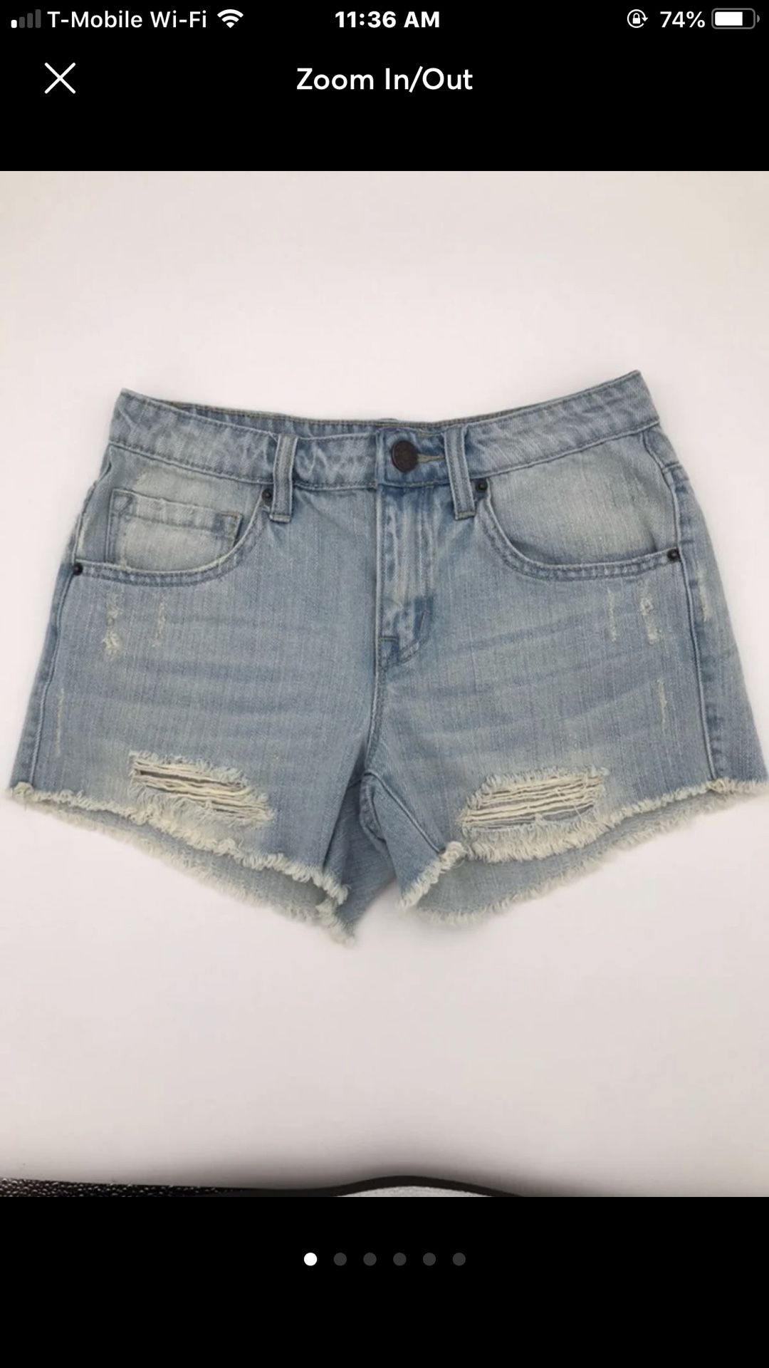 Urban Outfitters Mid Rise Denim Shorts