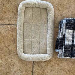 Dog Bed and Blanket