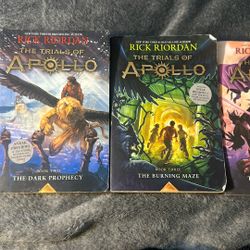 The Trials of APOLLO book set. MISSING NUMBER ONE!