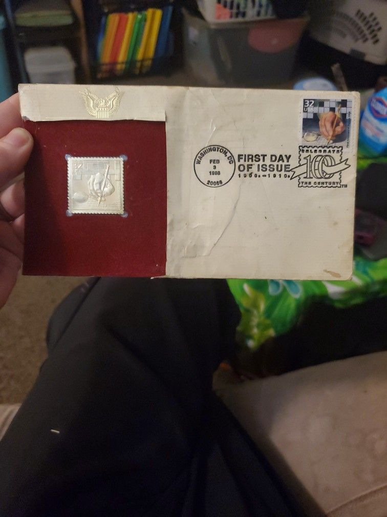 1(contact info removed) First Day Gold Stamp