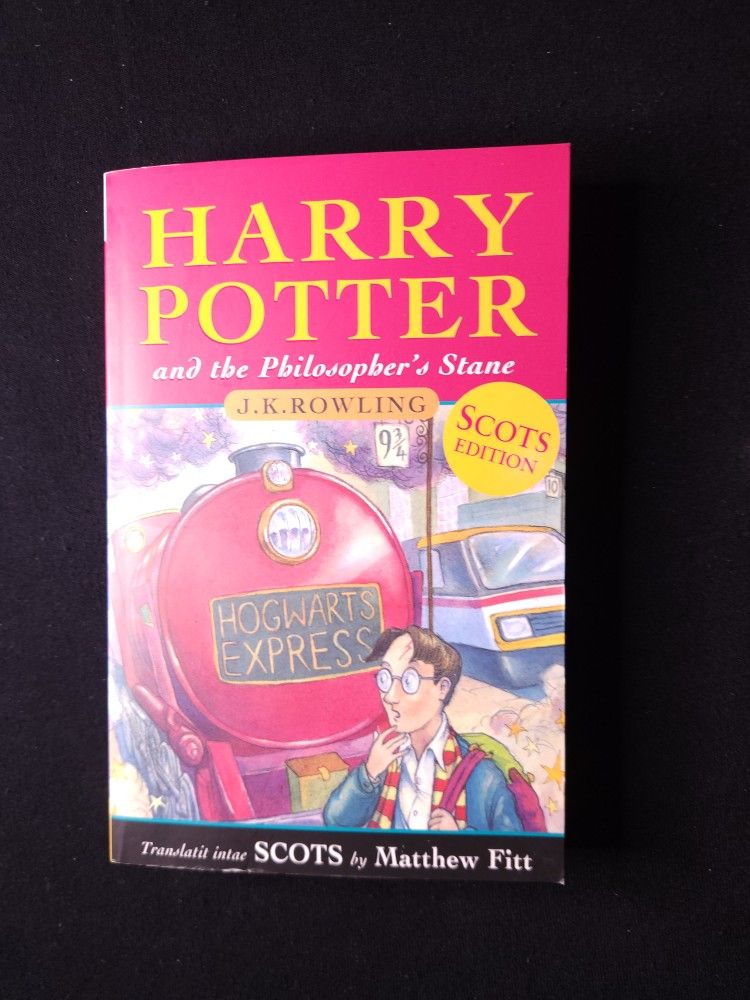 Harry Potter and the Philosopher's Stane (Scots Edition) – Rare Collector's Book!
