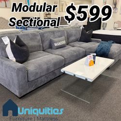 Grey Modular Sectional 