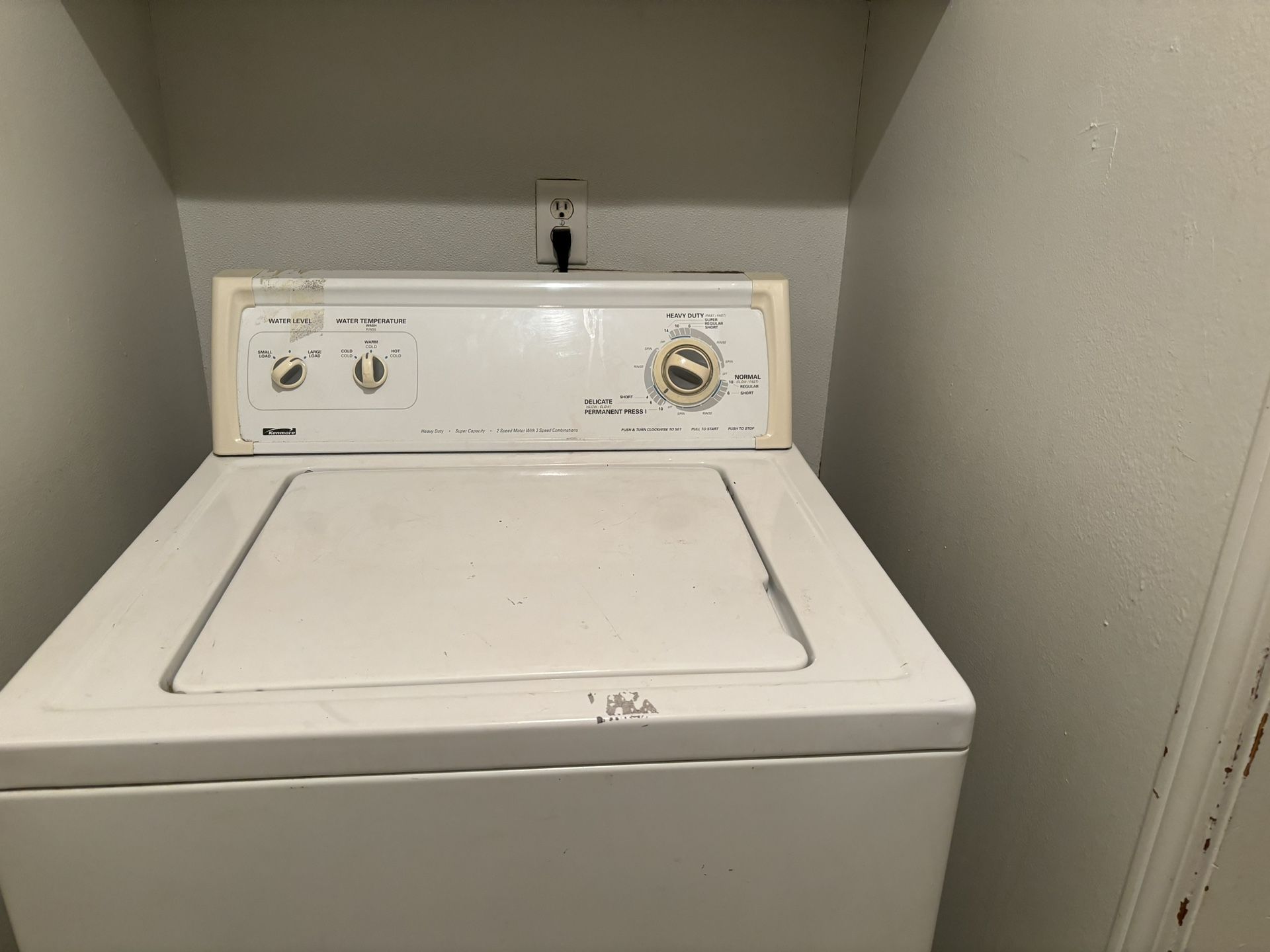 Kenmore Washer Machine 