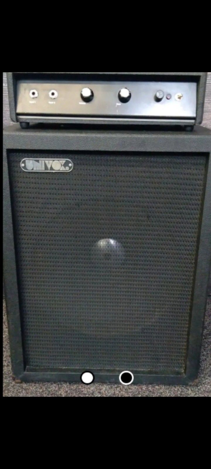 Univox 70s Bass Guitar Amp Half Stack