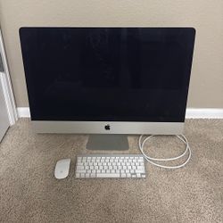 2013 27inch iMac And  Keyboard and Mouse